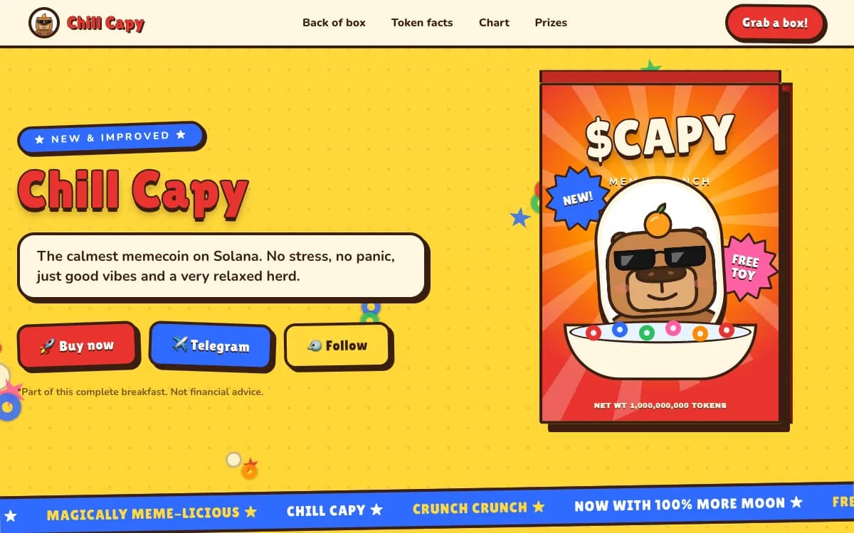 Cereal Box template